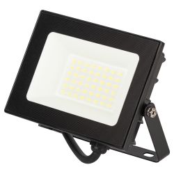 Прожектор светодиодный уличный ЭРА PRO LPR-062-0-65K-030 30Вт 3000лм 6500K КСС Д 120° 3 года IP65 черный призма | Прожекторы PRO