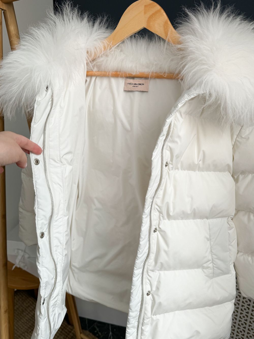 Пуховое пальто Yves Salomon, 128