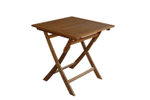 Стол из акации Joygarden КАРО 70 см складной, коричневый