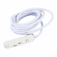 ST006.529.00 Ввод питания для магнитного шинопровода  ST-Luce Белый СКАЙЛАЙН 48V