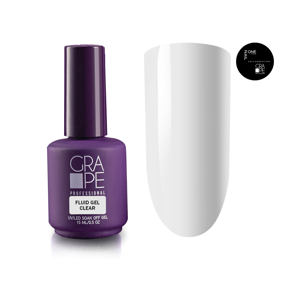 Grape Fluid Gel Clear 15ml.