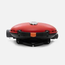 Портативный газовый гриль O-GRILL 500MT bicolor black-red + адаптер А, 1 горелка
