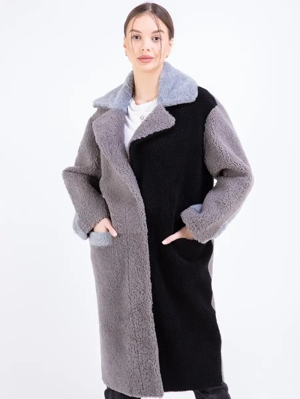 Шуба женская натуральная овчина Турция