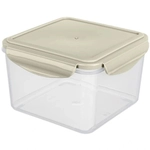 Контейнер для продуктов 1,6л «Smart lock» квадратный светло-серый 431160430