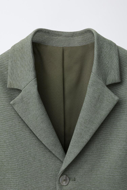 ZARA КОСТЮМНЫЙ БЛЕЙЗЕР, МЯГКИЙ ЗЕЛЕНЫЙ