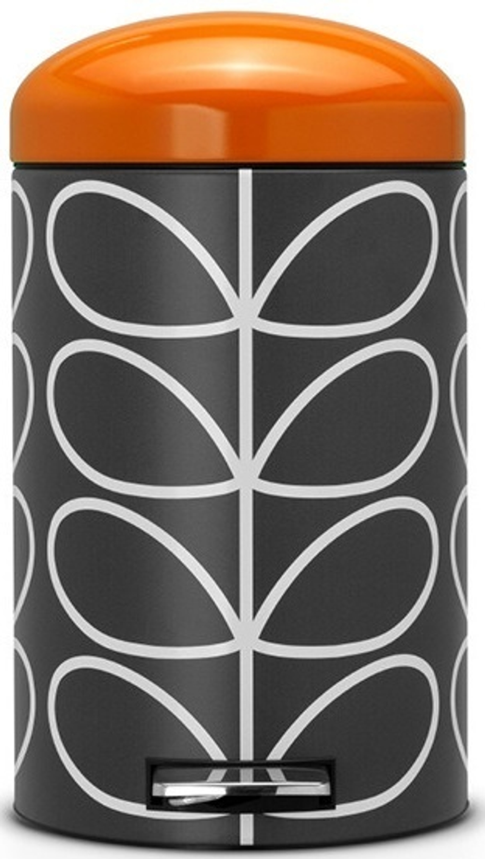 Ведро Brabantia Orla Kiely 12л темный графит