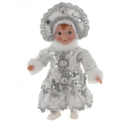 GAEM Игрушка набивная "Снегурочка", L12 W5 H20 см