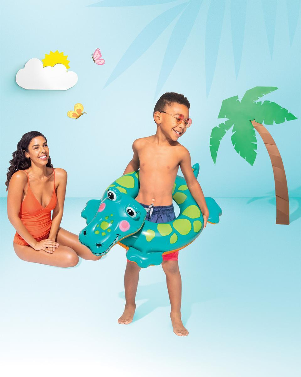 Круг для плавания "Зверюшки" от 3-6л. в ассорт. 58221/589369 (Intex)