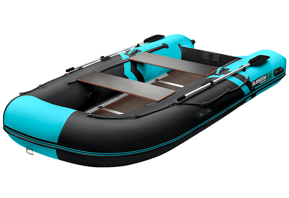 Лодка ПВХ Gladiator Light B420 с фанерным полом -