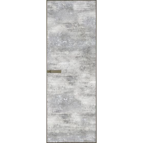 Скрытая алюминиевая дверь Invisible 1AGN бетон старый