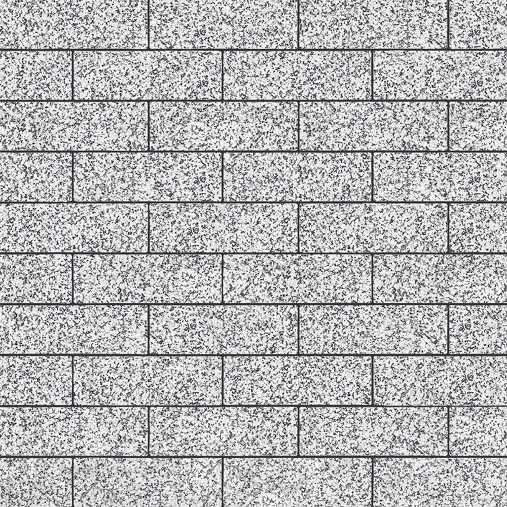 Тротуарная плитка ПРЯМОУГОЛЬНИК 300х100 мм - Стоунмикс Белый с черным