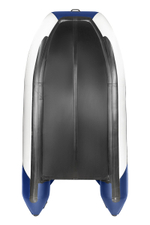 YACHTMAN-340 СК (Яхтман) белый-синий (лодка ПВХ под мотор с усилением)