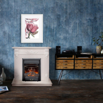 Каминокомплект Real Flame Ottawa WT с очагом Majestic Lux Black (без пульта)