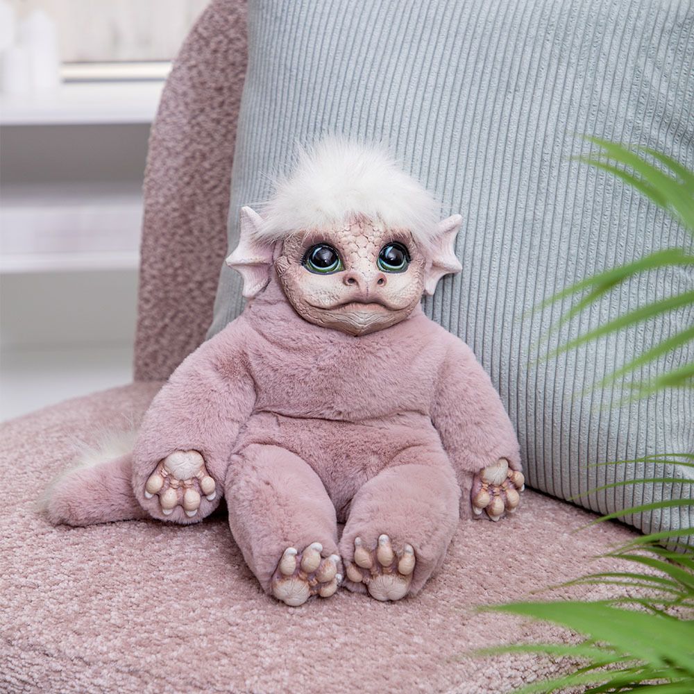 Игрушка мягкая Дракон Бэби Мистик Пудровый