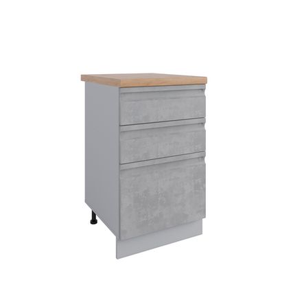 Кухня Модуль СМЯ 500 Скала Бетон светлый