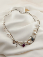 Колье с натуральными камнями