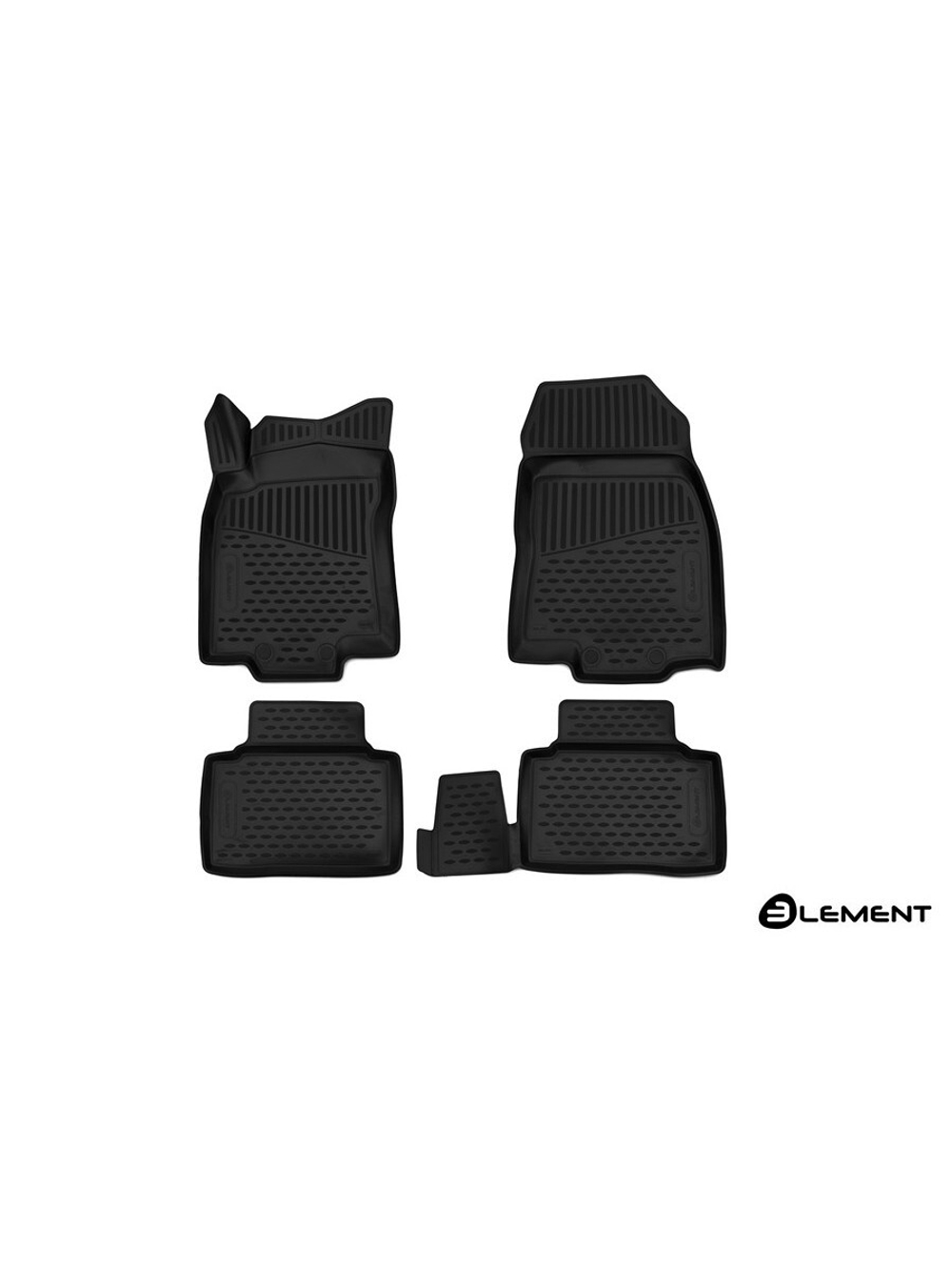 Коврики в салон для RENAULT Koleos, 2017-, 4 шт. (полиуретан) ELEMENT3D4152210K
