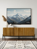 Тумба под телевизор Грувс, 51.2х135х42, с фасадами из массива дуба, Dipriz