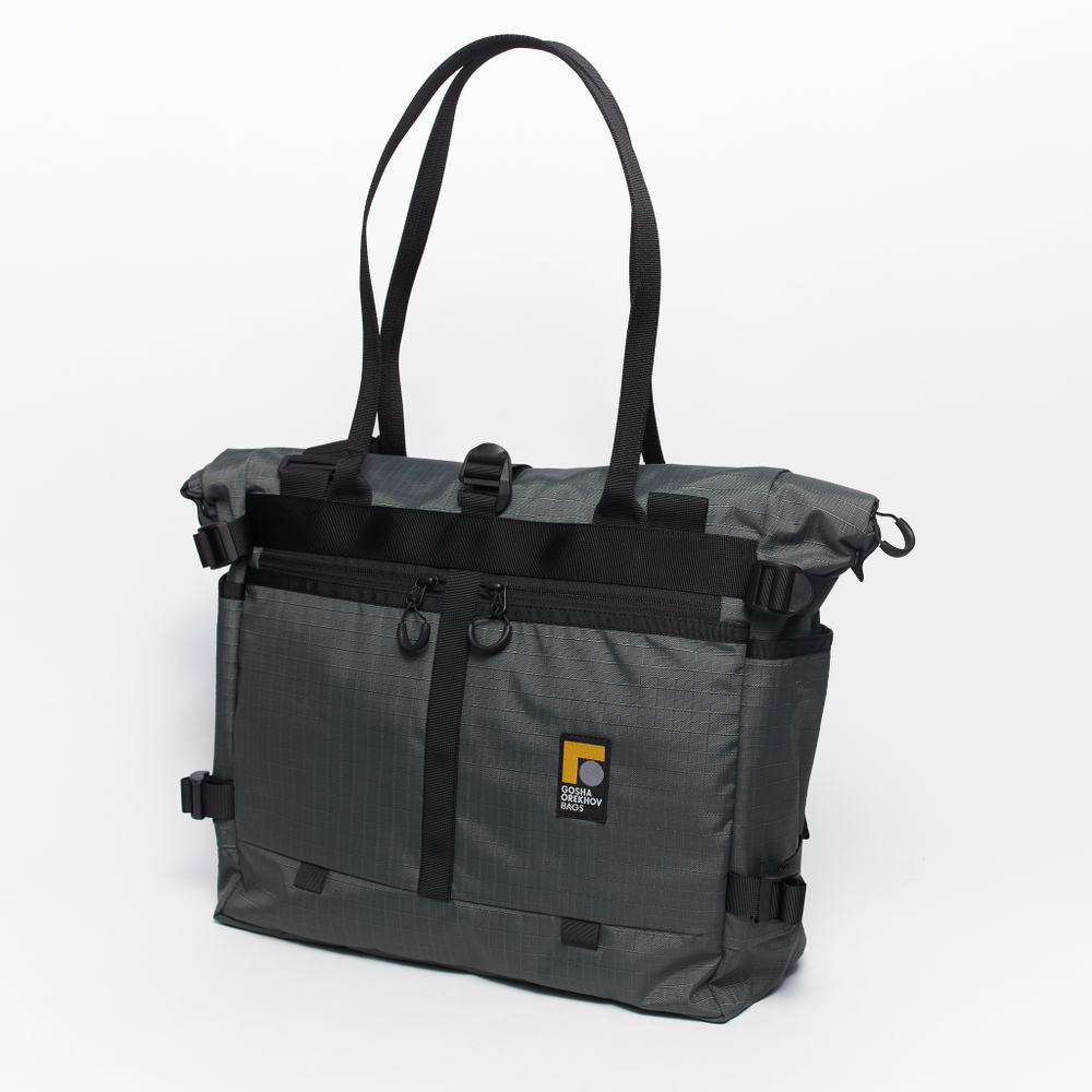 Сумка Tote Part of Cube L темно-серый