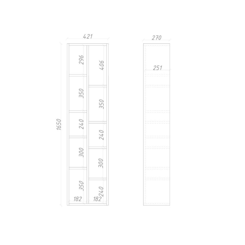 Стеллаж подвесной ML313