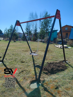 Монтаж уличных качелей Sv Sport