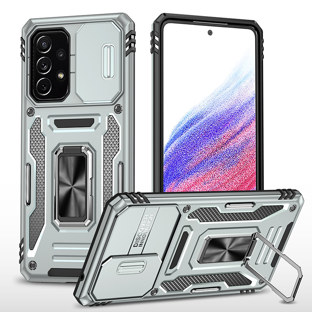 Чехол Safe Case с кольцом и защитой камеры для Samsung Galaxy A53