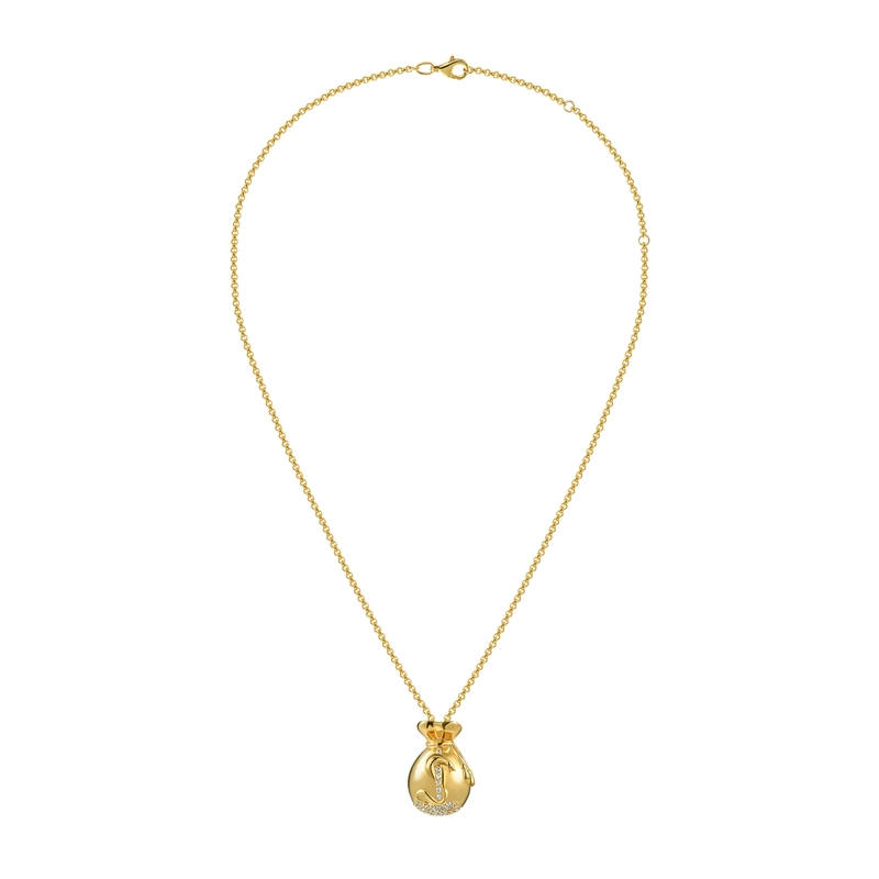 Колье Мешок Денег – Золото