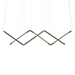 Pendant design lamp  Pipeline by ANDlight (Black)