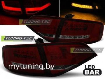 Задние фонари red smoke led для Audi A4 B8