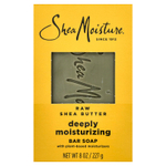 SheaMoisture, кусковое мыло с необработанным маслом ши, глубокое увлажнение, 227 г (8 унций)