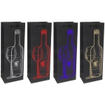 Пакет под бутылку «Изысканный напиток» 36*12,5*8,3 см