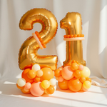 Стойка "Апельсинка с цифрой"