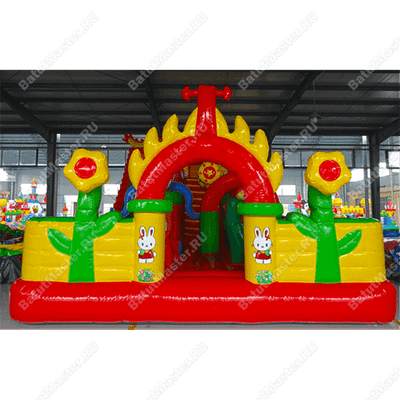 Коммерческий надувной батут "Осьминожье царство 2"