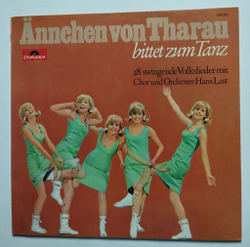 Винтажная виниловая пластинка LP Chor Und Orchester Hans (James) Last Annchen Von Tharau Bittet Zum Tanz (Germany 1966)
