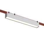 DK5575-WH Cветильник для трека-ремня Belty, серия Linear, со светодиодом, L323*W40*H45мм, 48V DC, 12W, RA90, 120°, 3000K, IP20, белый, алюминий
