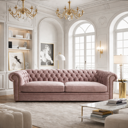 Диван "Челси 2 Паддингтон" трехместный с механизмом