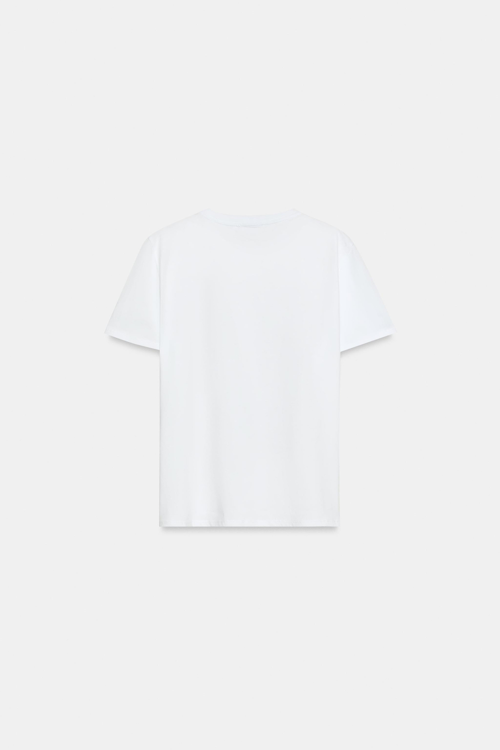 ZARA ФУТБОЛКА С МЕТАЛЛИЗИРОВАННЫМ ЭФФЕКТОМ И КОРОТКИМИ РУКАВАМИ, ЗОЛОТИСТЫЙ