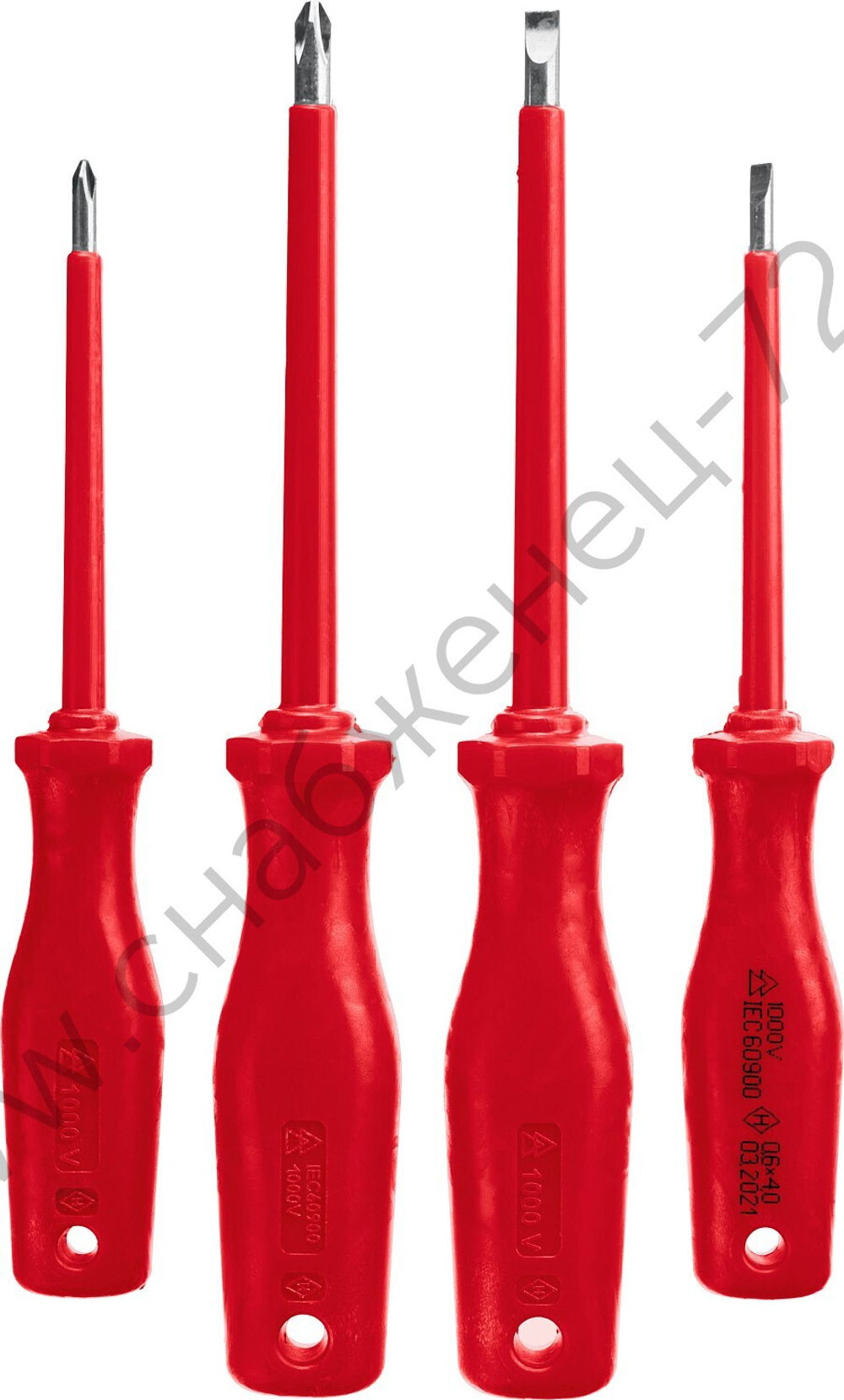 НИЗ 4 шт, Набор диэлектрических отверток (57139315)