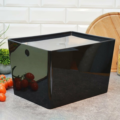 Контейнер для хранения 16л "Versa", прозрачно-черный