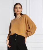 Хлопковый свитер Patrizia Pepe - светло-коричневый(8K0077 KM36)