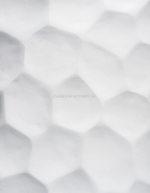 Кашпо TREEZ ERGO - серия Comb - Полусфера - Белый камень