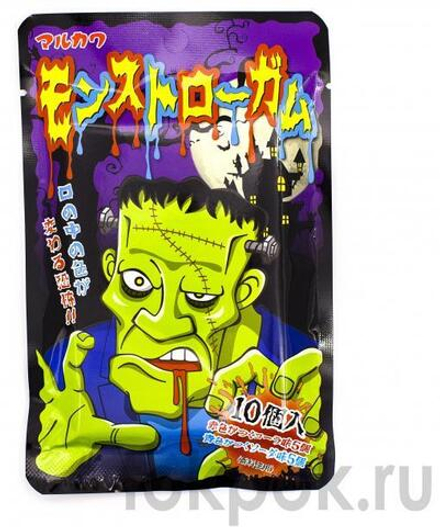 Жевательная резинка "Monster Gum" со вкусом содовой и колы Marukawa, 10 шт.