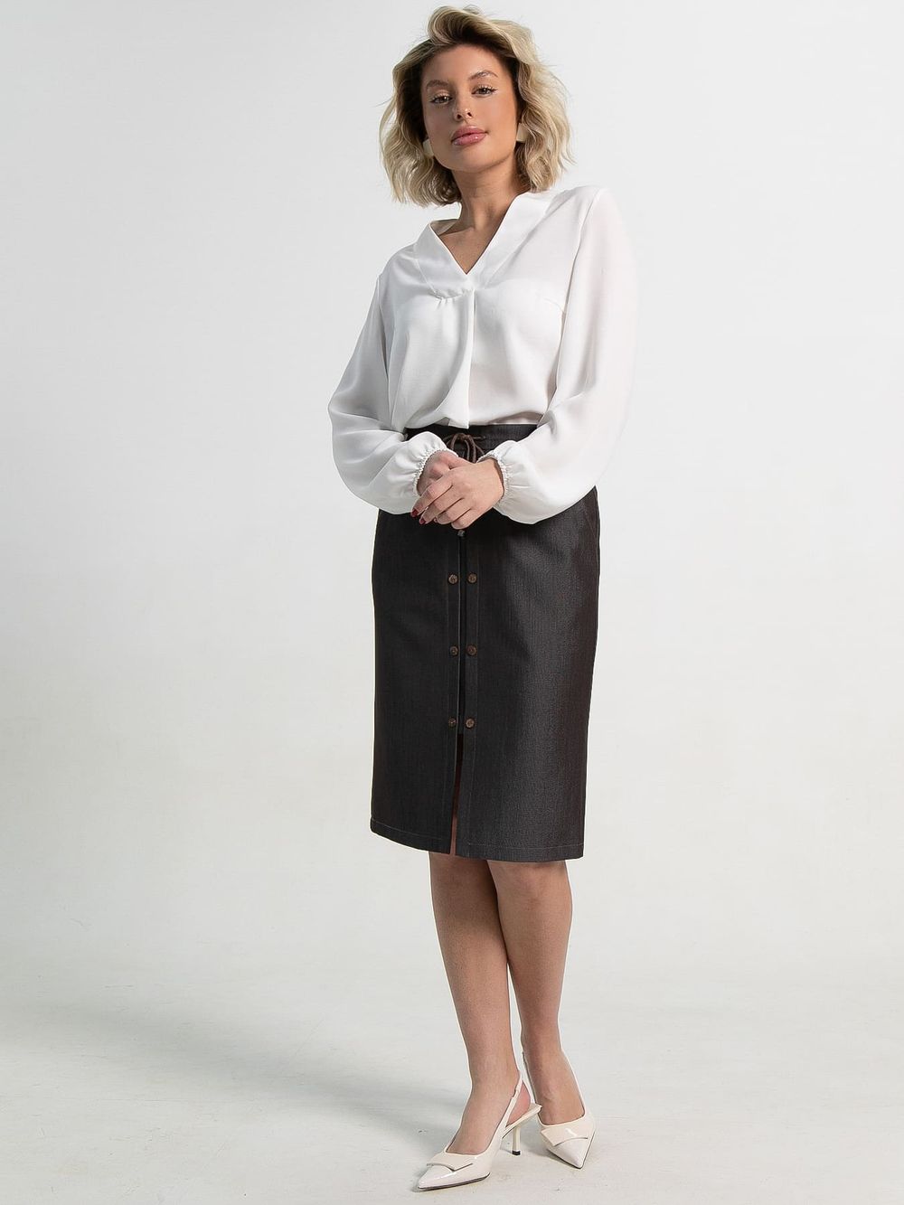 Юбка Этна (коричневая) Ю15109-3М LT Collection