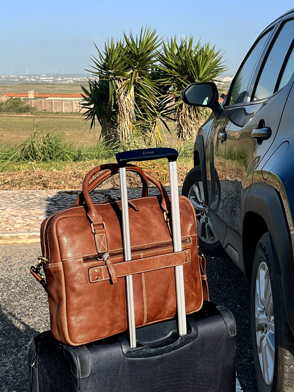 C240001 Camel - Сумка-портфель для ноутбука MP