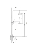 Душевая система с тропическим душем Frap F2486