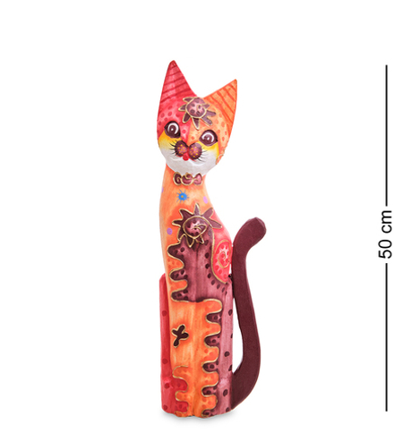 99-286 Статуэтка «Кошка» 50 см (албезия, о.Бали)