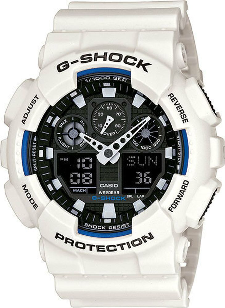 Японские наручные часы Casio G-SHOCK GA-100B-7A с хронографом