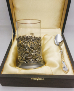 Чайный набор "Тройка" с ложечкой