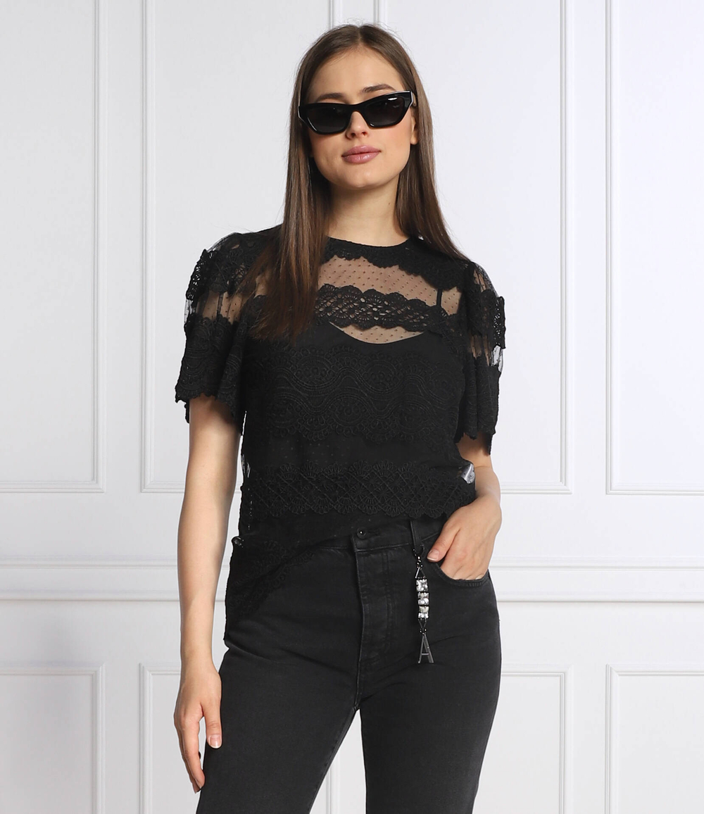 Блузка TWINSET - черный(222TP2255)