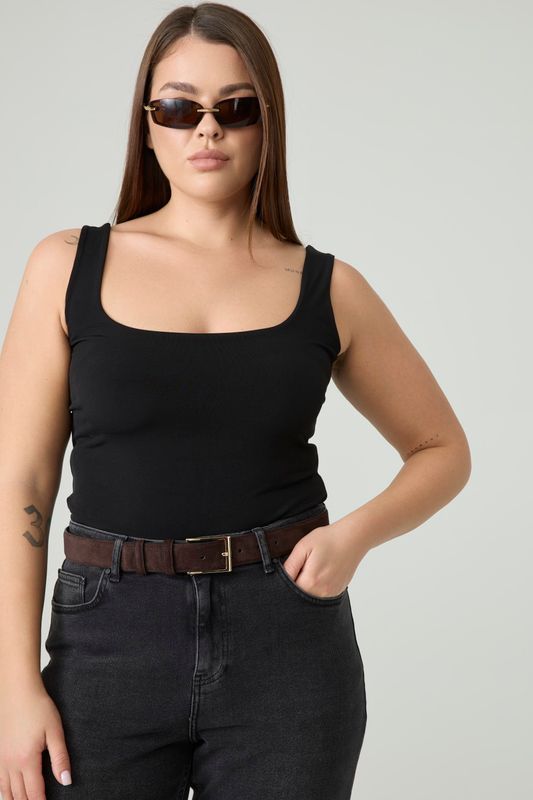 Классический ремень из замши, 35 мм, темно-коричневый